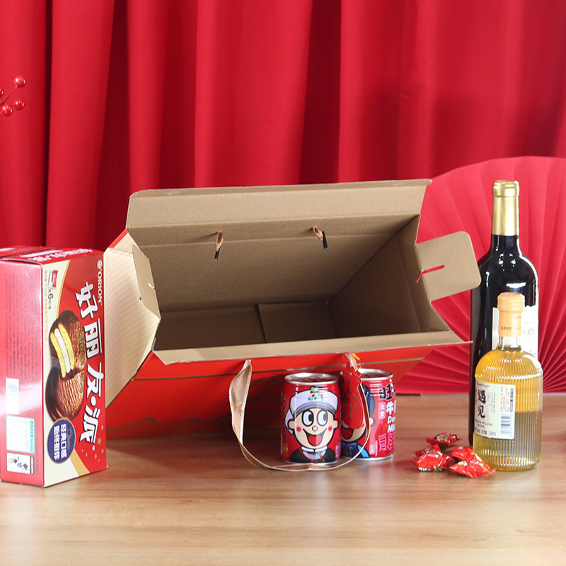 New Year Gift Box with Nuts and Snacks for the Dragon Year - Customizable Packaging Box for Small Batch Orders