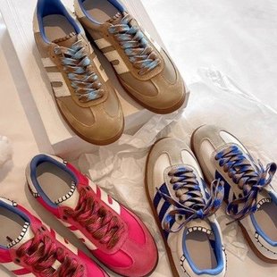[sheii Su Yinyin] American retro German training shoes women's 2025 spring new color matching sports casual shoes women