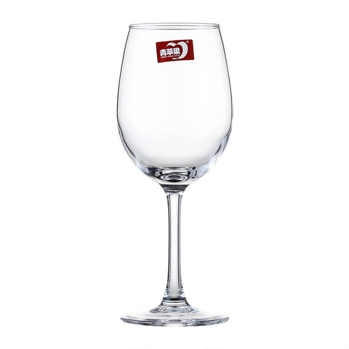 Wholesale green apple glass wine glass high-stemmed glass for living room wine glass set for home use lead-free juice glass hotel set