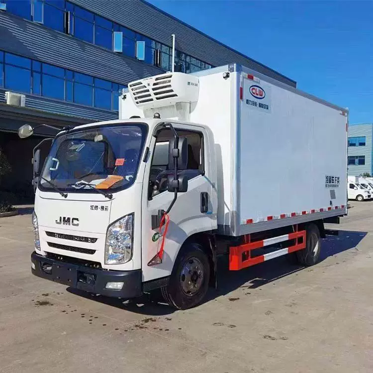 福田冷藏车 肉钩冷藏车 6.8米冷藏车 大型冷链车 保鲜车