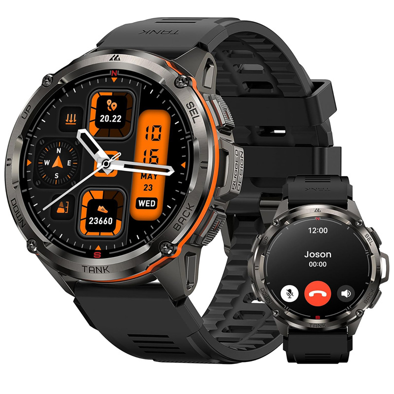 亞馬遜男士GPS智能手表 衛(wèi)星定位 指南針I(yè)P68防水運(yùn)動手表 批發(fā)