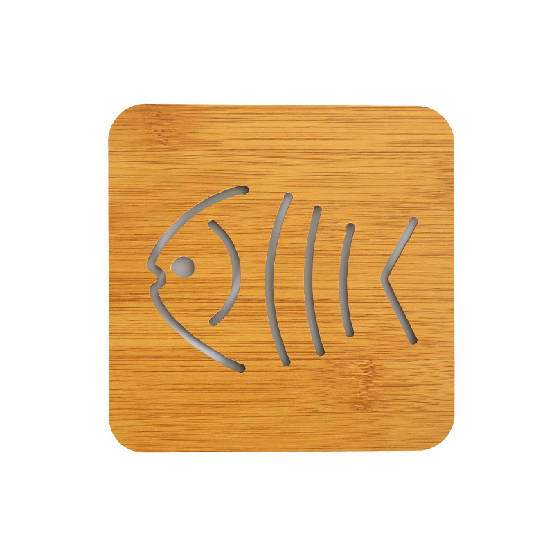 mesa de comedor casera almohadilla de aislamiento térmico cocina de bambú tazas almohadilla platos almohadilla de madera resistente a altas temperaturas