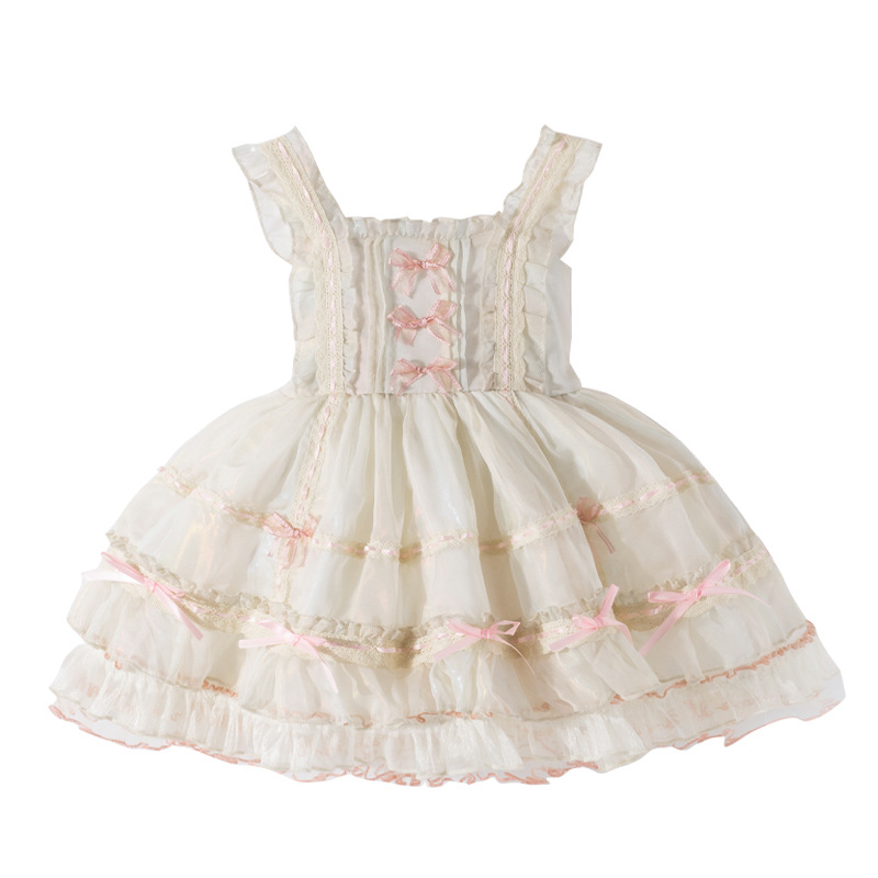 Girls dress Summer Lolita Children's Dress Children's Baby Summer Dress Princess Dress Children's Wear