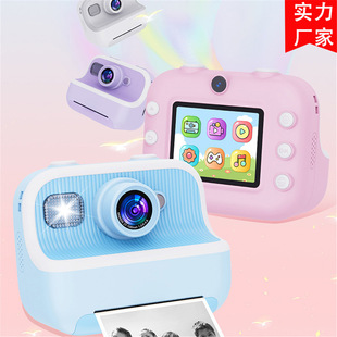 M8 front and rear double camera 2400W HD children's Polaroid camera shoot and print camera thermal ink-free printing