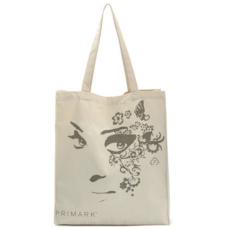 厂家直供日式帆布购物袋 环保印花创意收纳手提袋便携