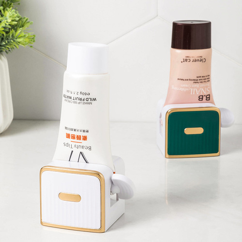 Bathroom toothpaste squeezer creative wall-mounted punch-free lazy toothpaste squeezer toothpaste holder toothpaste storage rack