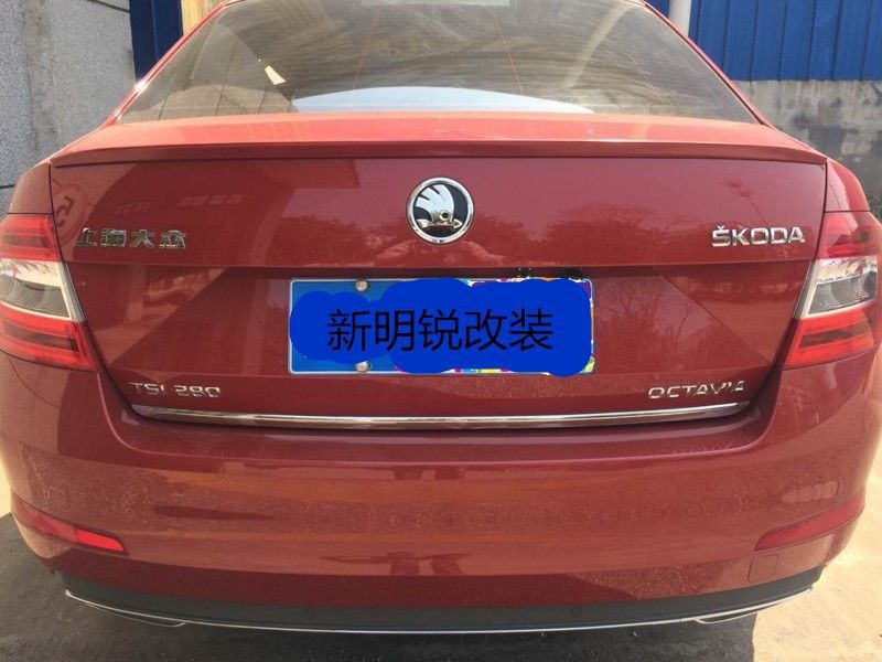 15-17 New Octavia Rear Wing Skoda Octavia Special Modified Rear Wing Abs Material Punch-Free Rear Wing
