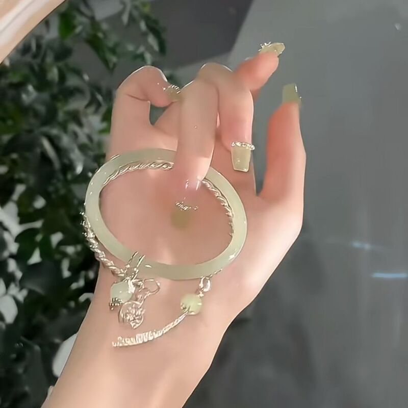 New Chinoiserie Ancient Style National Trend Bell Bracelet for Women Accessible Luxury Niche Exquisite Bracelet High-End Cold Accessories Tassel Bracelet