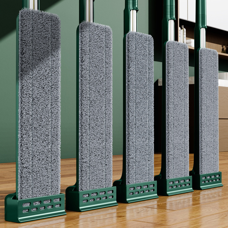 Flat Mop Household Large Water Absorbent Mop Large Mop Lazy Hand-free Scraping Mop Large Mop Wholesale