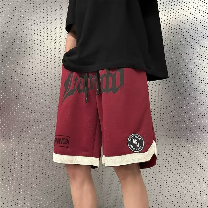 Summer New Teenager American Chinese Pants Men's Trendy Brand Thin Design Sense Niche Loose Sports Casual Pants