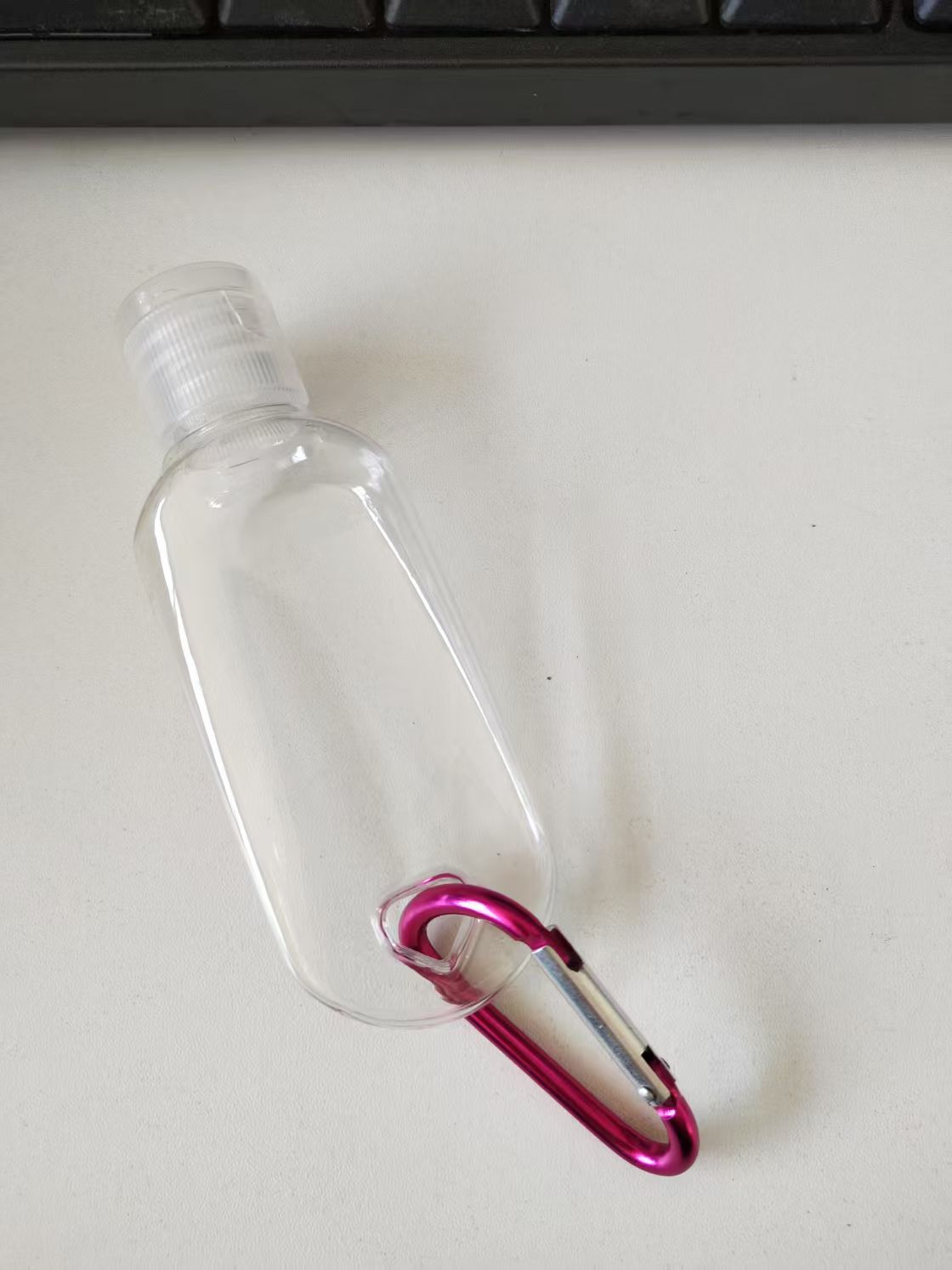 30ml botella de spray para exteriores, gancho de amor, subbotella, repelente de mosquitos, mosquetón, viaje, loción portátil, espacio transparente