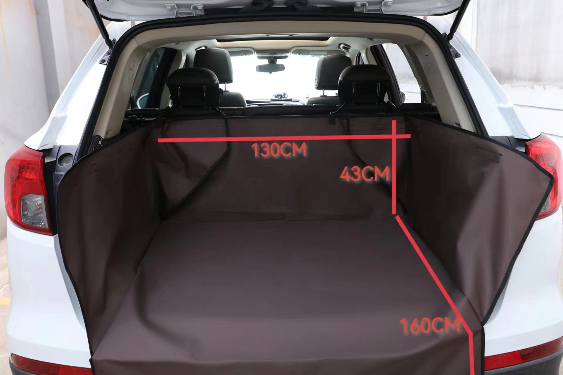 Large SUV brown oxford cloth