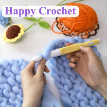 A 11799 Soft handle rubber crochet hook set ����������ɫë��