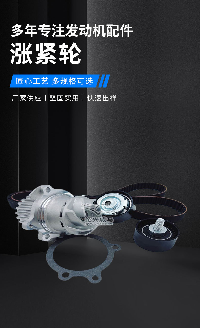 适用拉达CT1137K1水泵K015631XS正时皮带套件涨紧轮530053610-阿里巴巴
