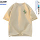 200 grams of heavy cotton short sleeve T-shirt for men and women with the same style couple round neck loose youth bottoming shirt manufacturers
