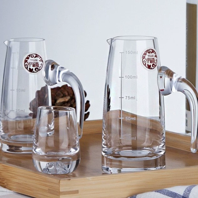 Элиза рисит золотой шкалы для винного делителя из несвинцового стекла