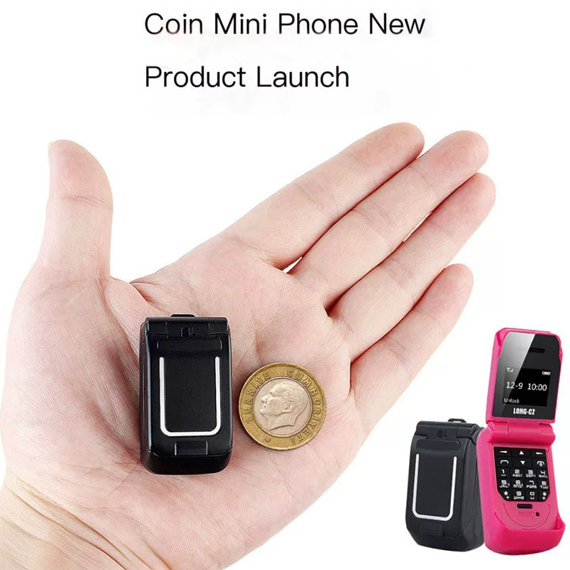 Телефон LONG-CZJ9GSM с Bluetooth-раскладушкой, мини-карманом для большого пальца, небольшой мобильный телефон, мини-раскладушка