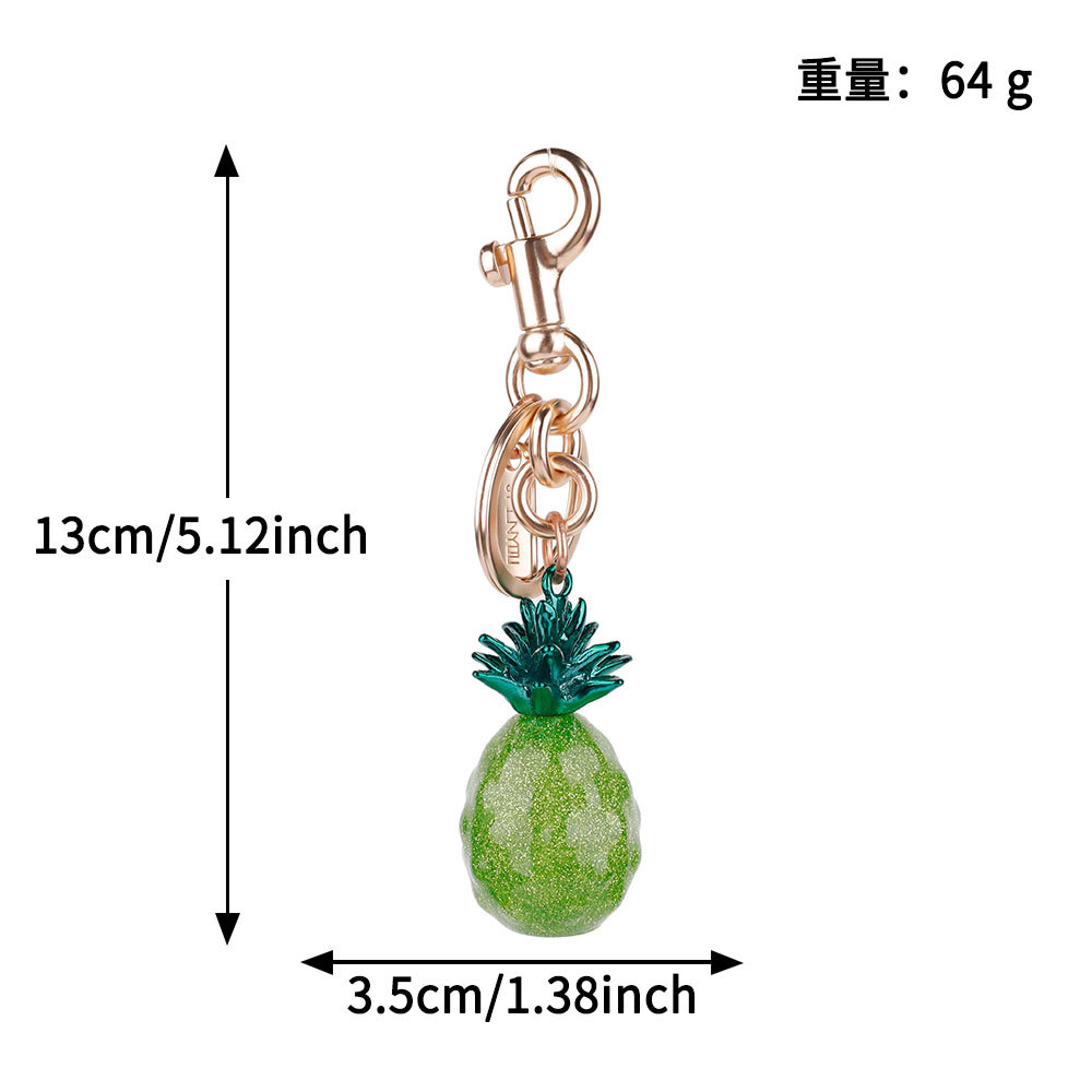 Transfronterizos directamente para bolsas de cereza colgantes de moda llaveras de automóviles llaveras de Amazon llaveras de metal accesorios de bolsas al por mayor