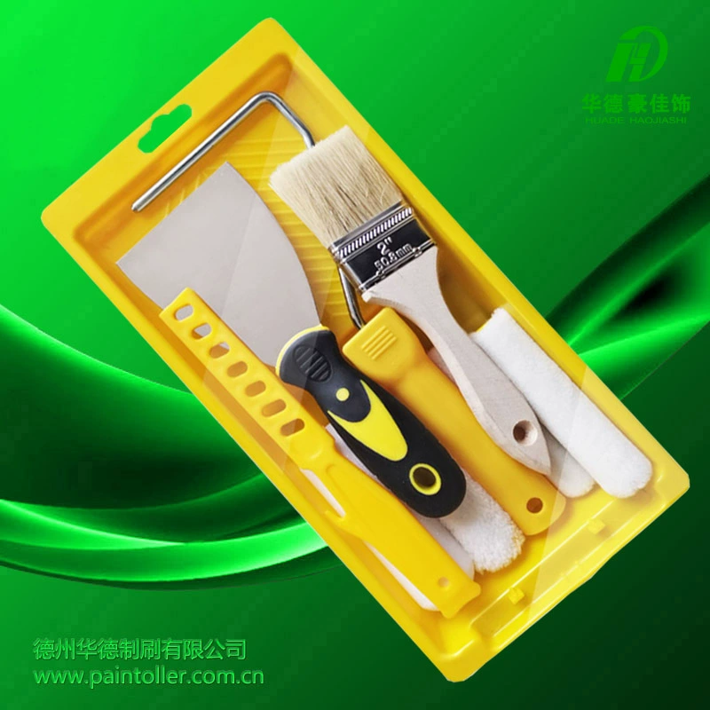 Трансграничная коммерция 4 дюймов барабан щетка набор краски инструмент комбинированный большой палец ролик 4 дюймов roller kid 4''