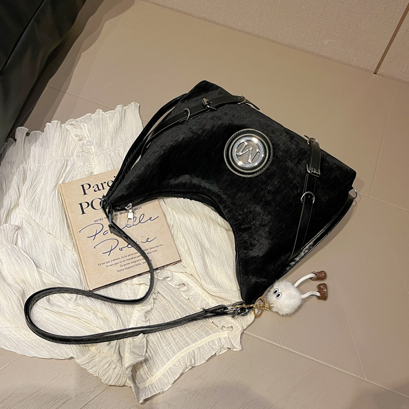 Bolso Tote Multiuso para Mujer de Terciopelo, Gran Capacidad, para Uso Diario