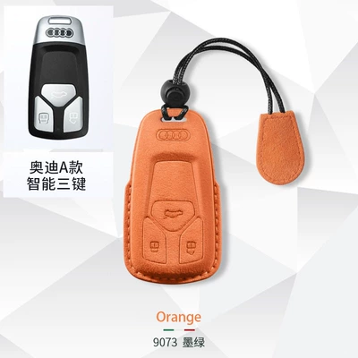 A5 car key bag shell | Car key bag - audi-a-key-set-lanyard-orange