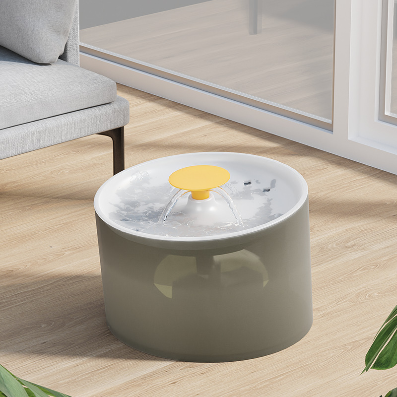 Gato automático dispensador de agua móvil dispensador de agua de bucle mudo filtro alimentador de agua de perro suministros de mascotas