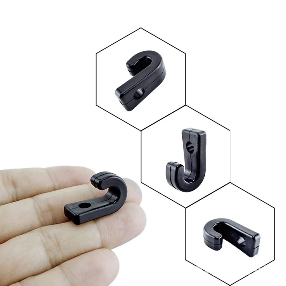 Каякинг аксессуары для лодки палуба аксессуары палатка нейлоновая застежка пластиковая черная крючок J-образная застежка