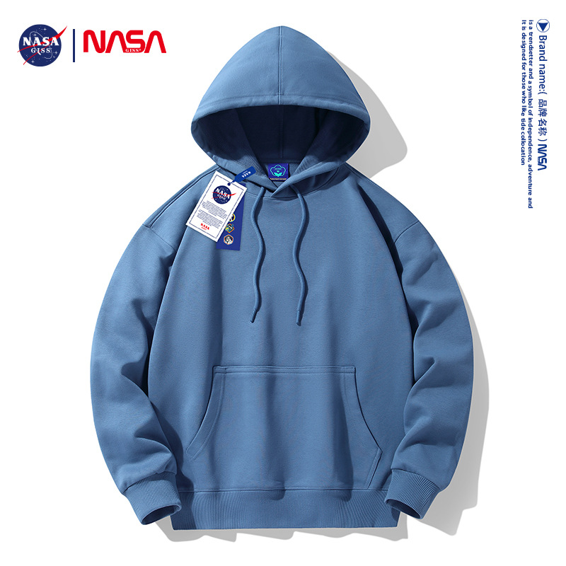 후드 포그 블루 [얇은 스타일] 단색