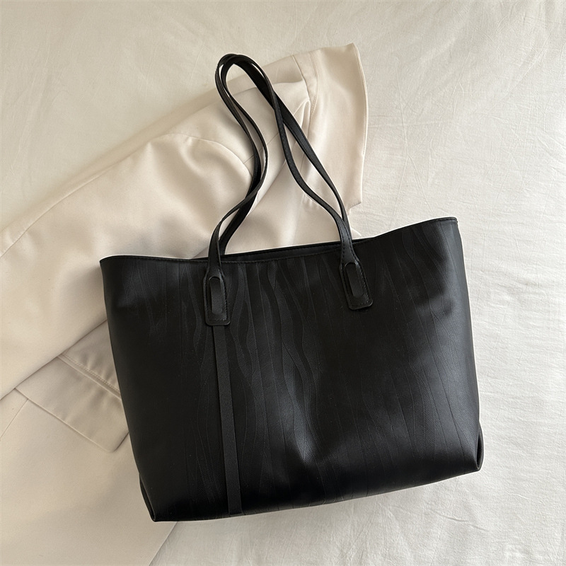 Bolso de gran capacidad para mujeres 2024 nuevo bolso de mano de textura retro bolso de hombro de viaje de mujer bolsa de oficina