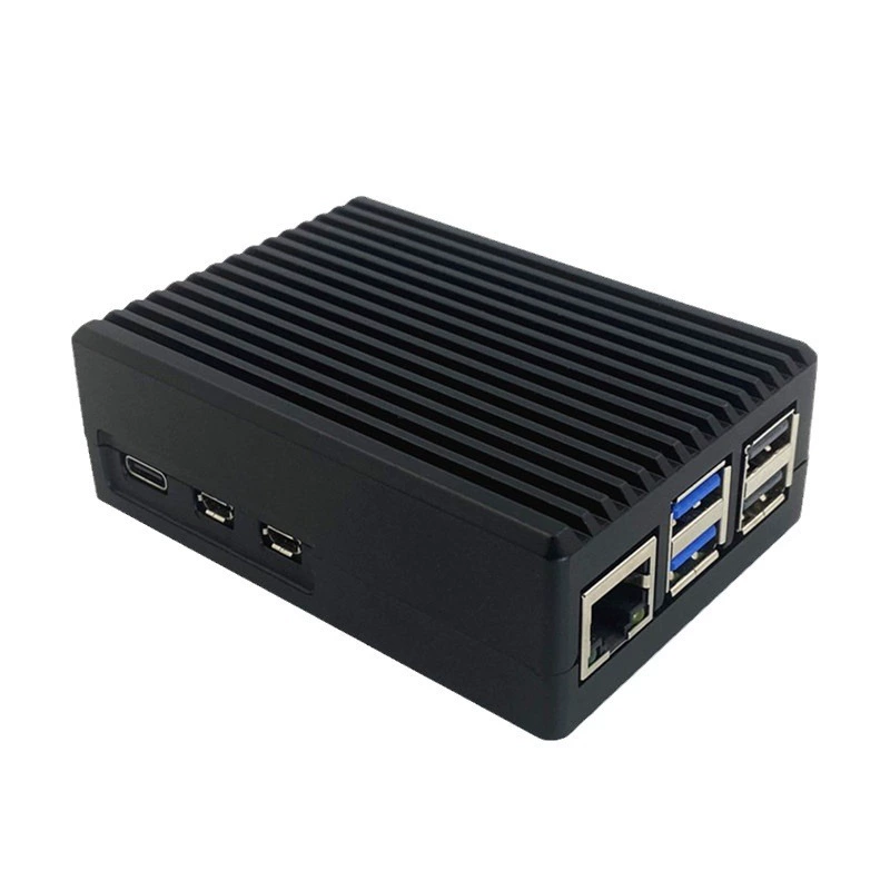 Корпус из алюминиевого сплава для Raspberry Pi 5, радиатор из металла, кожух Raspberry Pi 5B