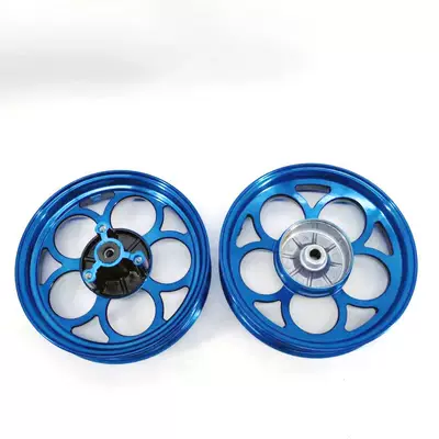 Modified Six-Claw 6-Claw Wheel — Motorcycle wheel hub - hot-wheels-blue-front-disc-and-rear-drum