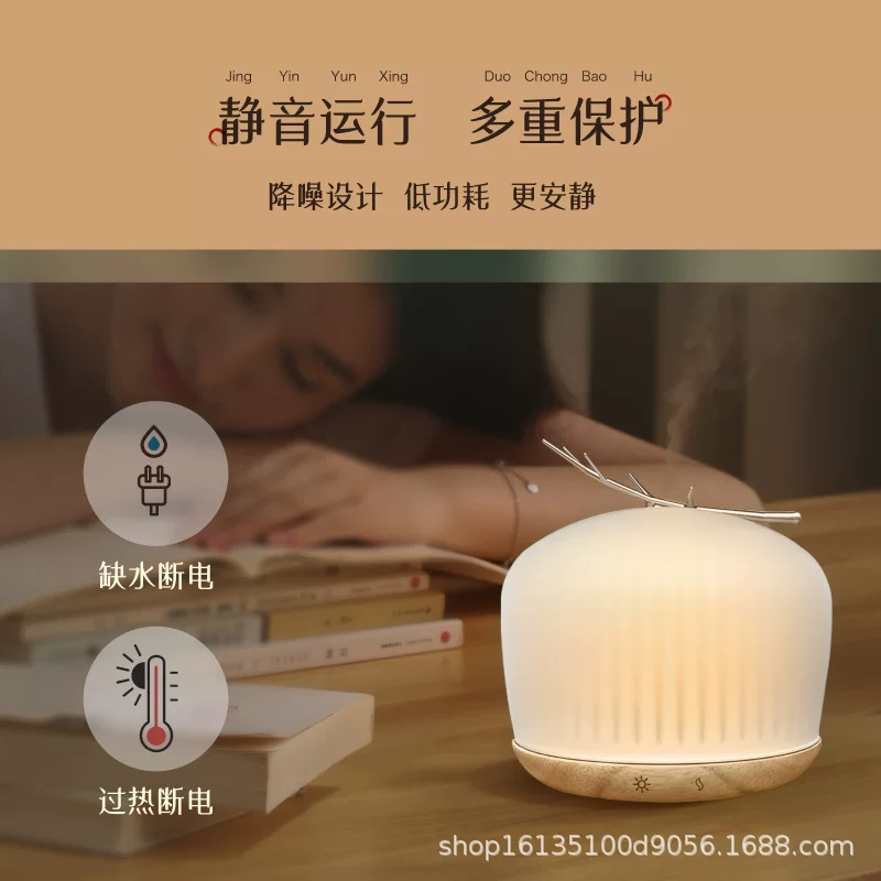 Ультразвуковой аромат diffuser для отеля, стеклянный вместительный увлажнитель для офиса