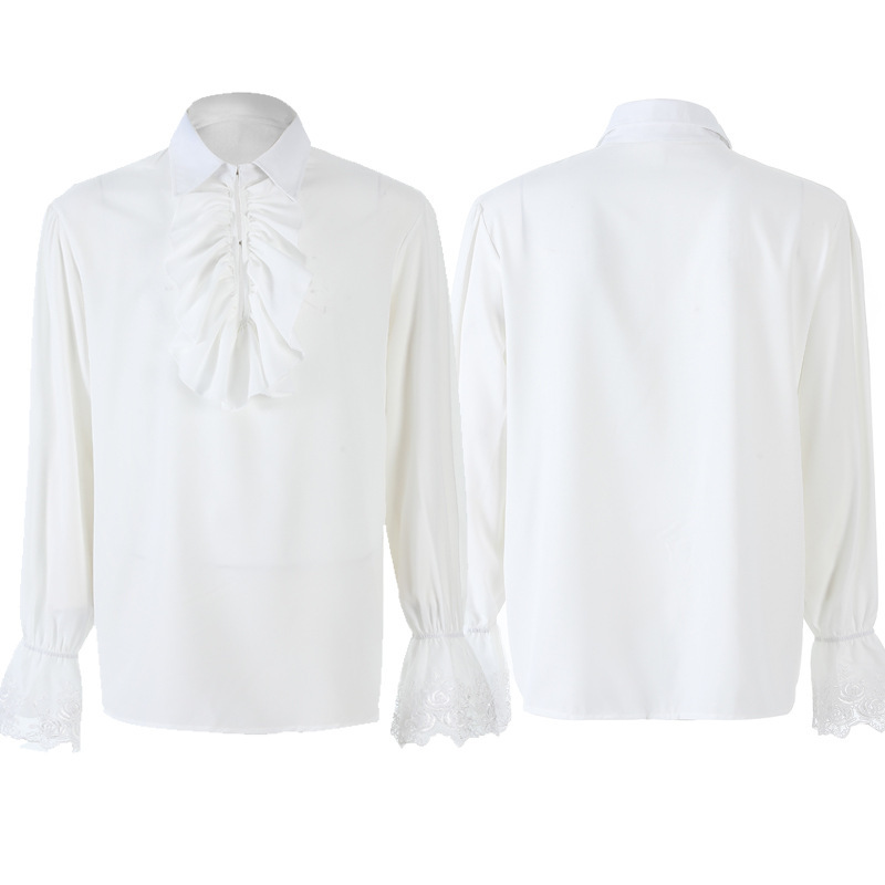 Vampire Renaissance Victorian Steampunk Ruffled Medieval Halloween Costume