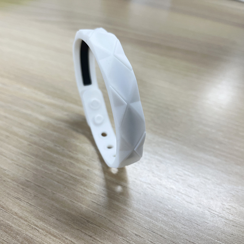 Pulsera antiestática de silicona, pulsera antiestática inalámbrica, pulsera deportiva de silicona con iones negativos para exteriores, pulsera antiestática para hombres y mujeres