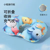 Новая надувная подушка с 3D принтом, надувная подушка из ледяного шелка с рисунком, портативная надувная подушка для путешествий с трехмерным принтом