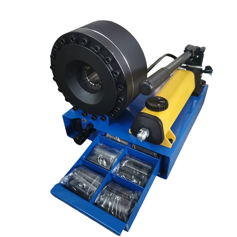 Versión mejorada de la máquina de encogimiento de tubos portátil manual pequeña, máquina de encogimiento de tubos de aceite hidráulico de alta presión, incautación de tubos de cerveza, máquina de encogimiento de tubos portátil