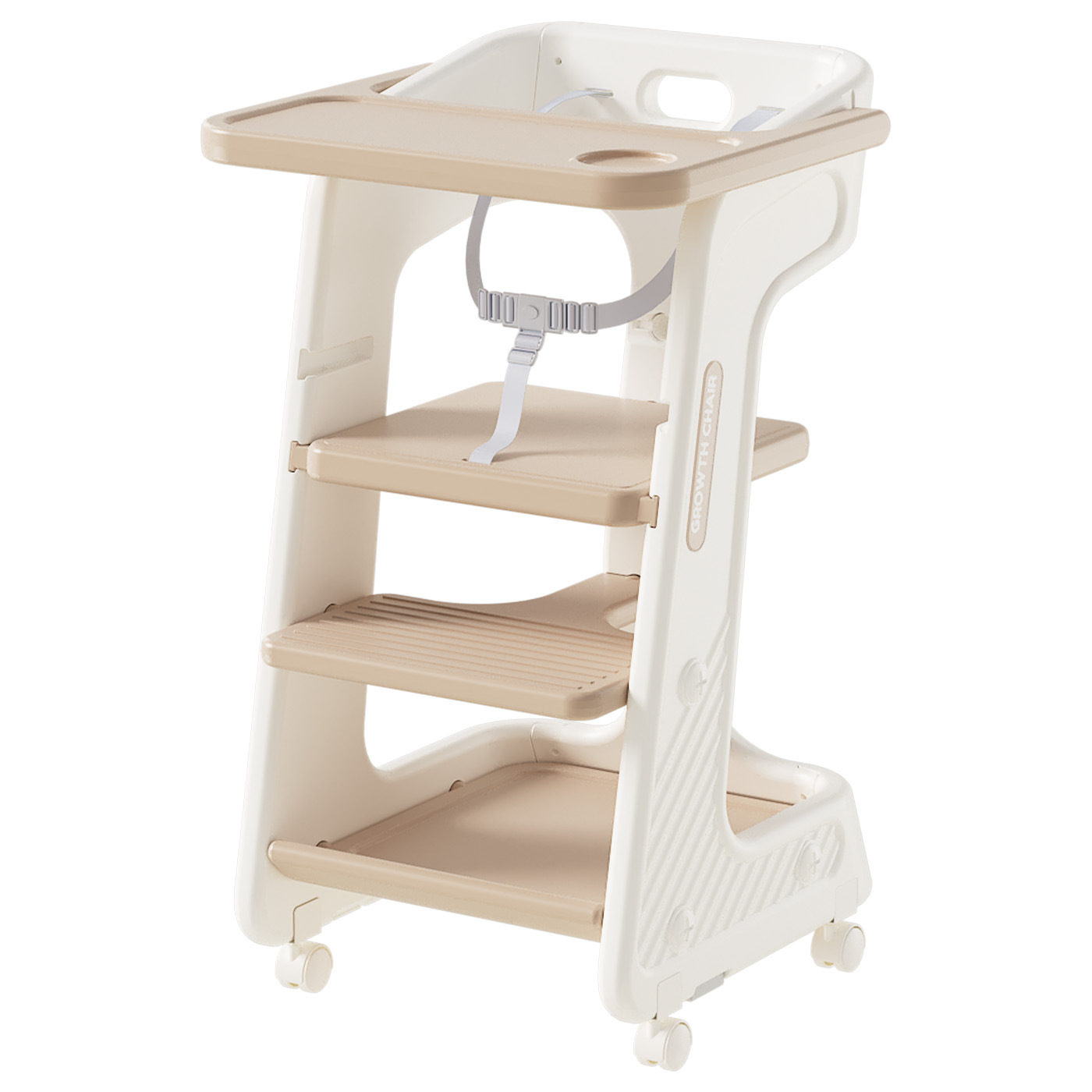 Silla de comedor para bebés, hogar para bebés, silla de crecimiento para niños, mesa de comedor alta, silla de aprendizaje multifuncional, piso