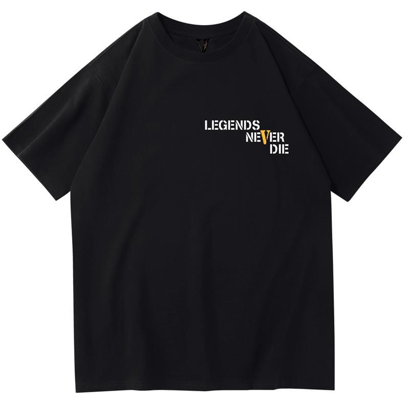 Футболка VLONE темно-синяя, S