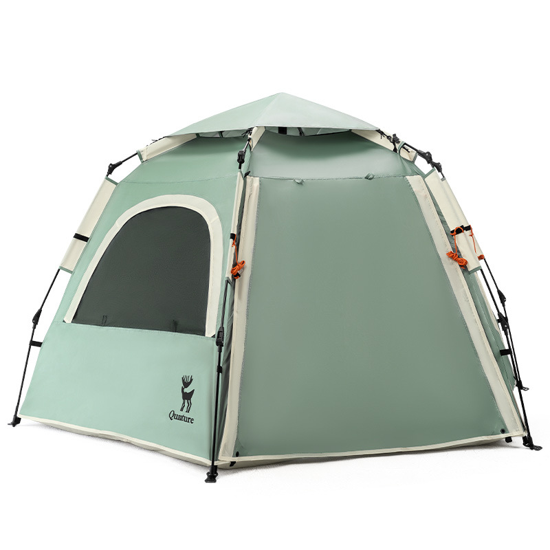 Zunanji šotor Tuoyequ, odebeljen, odporen proti dežju, zložljiv, popolnoma avtomatski, prenosni, hitro odstranljiv, krema za sončenje, dvorana za kampiranje_voghion.com