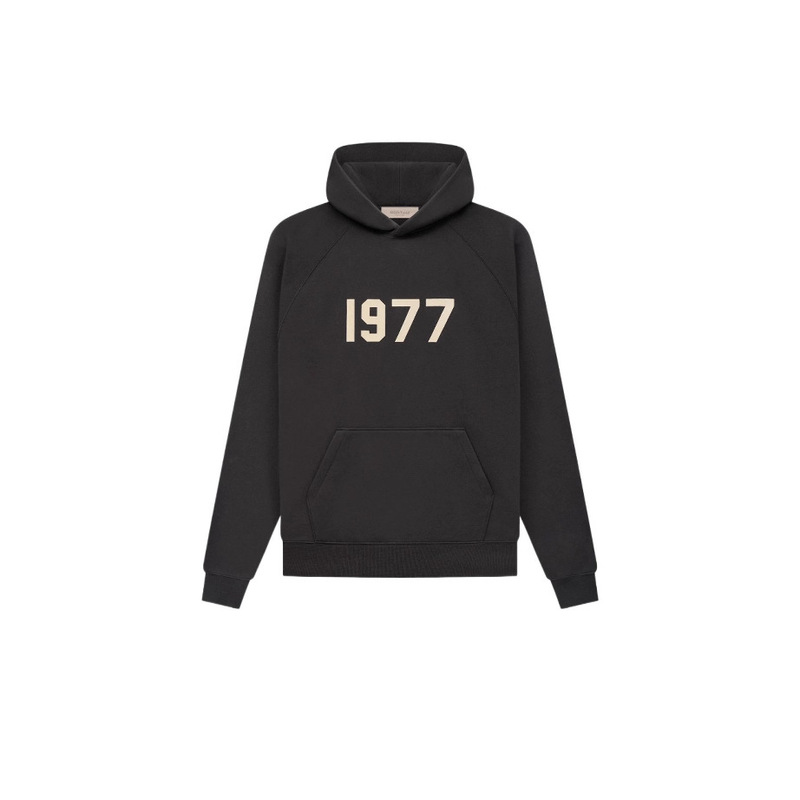 Essentials High Street 1977 American Pure Cotton Terry Couple Sweatshirt Men's and Women's Loose Hoodie