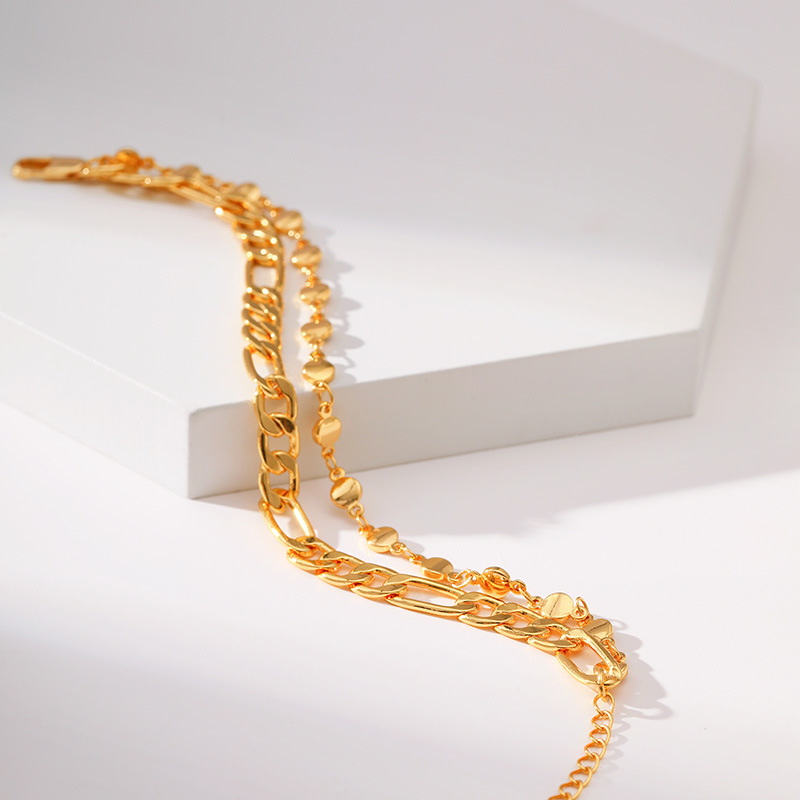 Retro Round Copper Bracelets 1 Piece