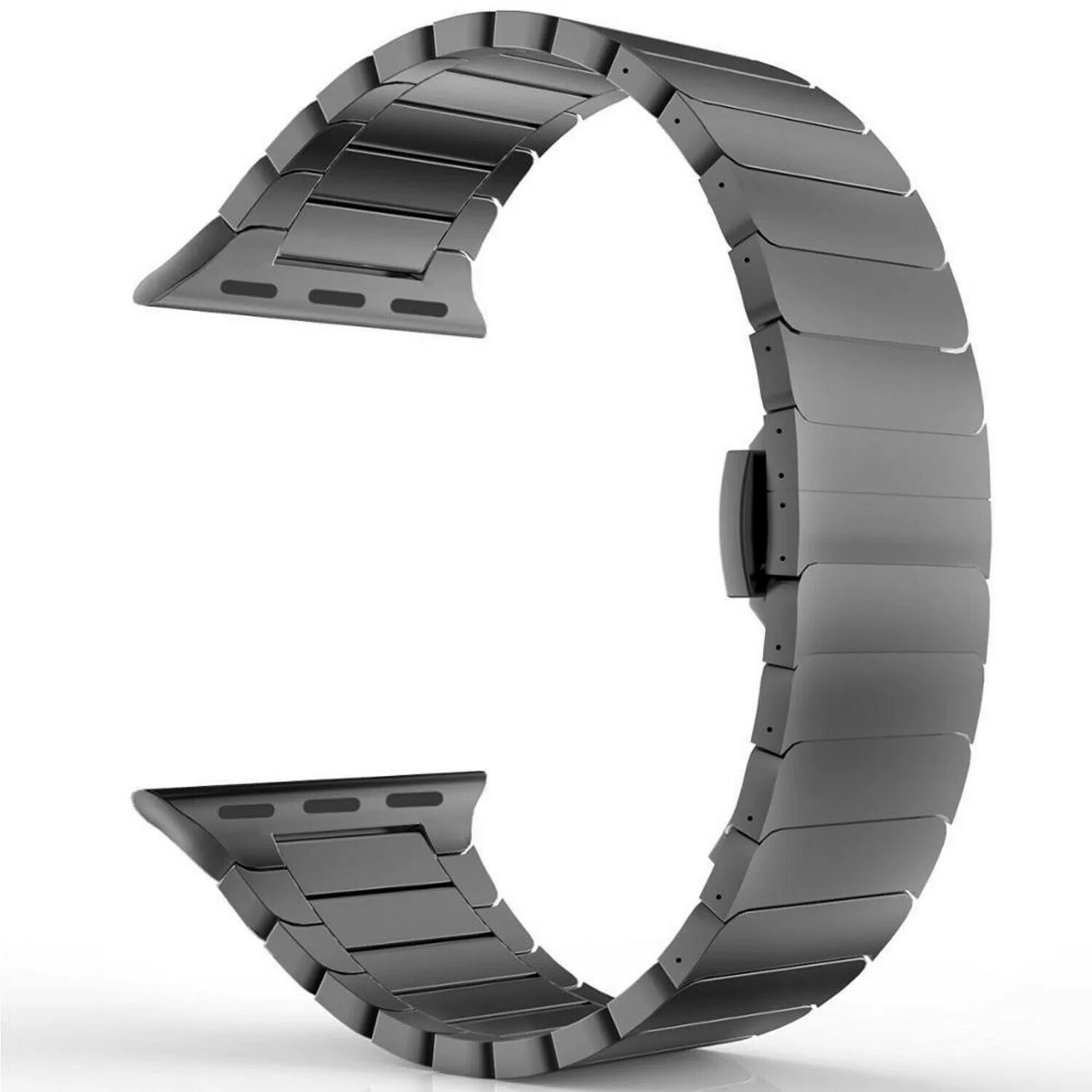 Металлический ремешок IWATCH подходит для AppleWatch, нержавеющая сталь, стеклянные бусины, бабочка, блоки, введение