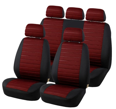 American Dropshipping, Universal seat cover - red-five-seater-universal-size