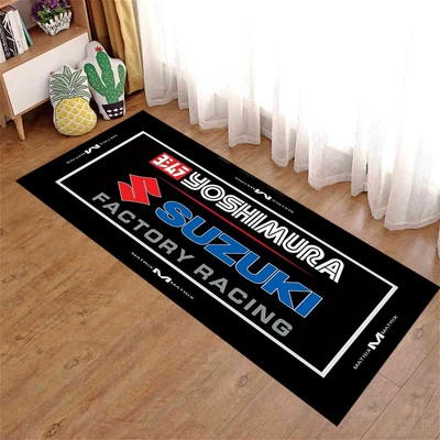 Bedside Rug | Avtomobil döşəmə paspasları - motorcycle-15-40120cm-crystal-velvet-dot-bottom