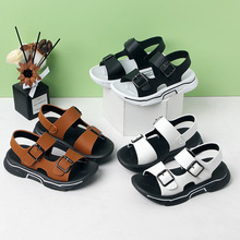 男童凉鞋2025新款男士休闲百搭沙滩鞋踩屎感拖鞋时尚男鞋爆款小童