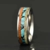 Turquoise ring stainless steel