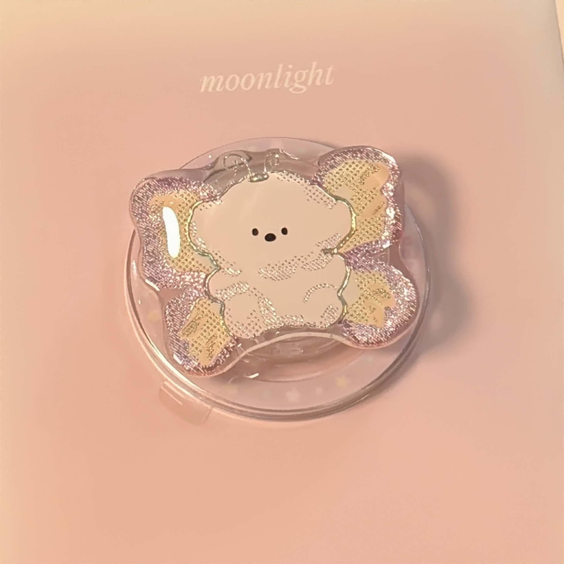 Ilustración de color de oro de lipa Magsafe succión de soporte personalidad caricatura de airbag portátil portátil