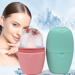 Cross-border new product: Silicone Ice Roller & Beauty Device – Portable Ice Cube Tray for Cooling, Facial Massage, and Skincare