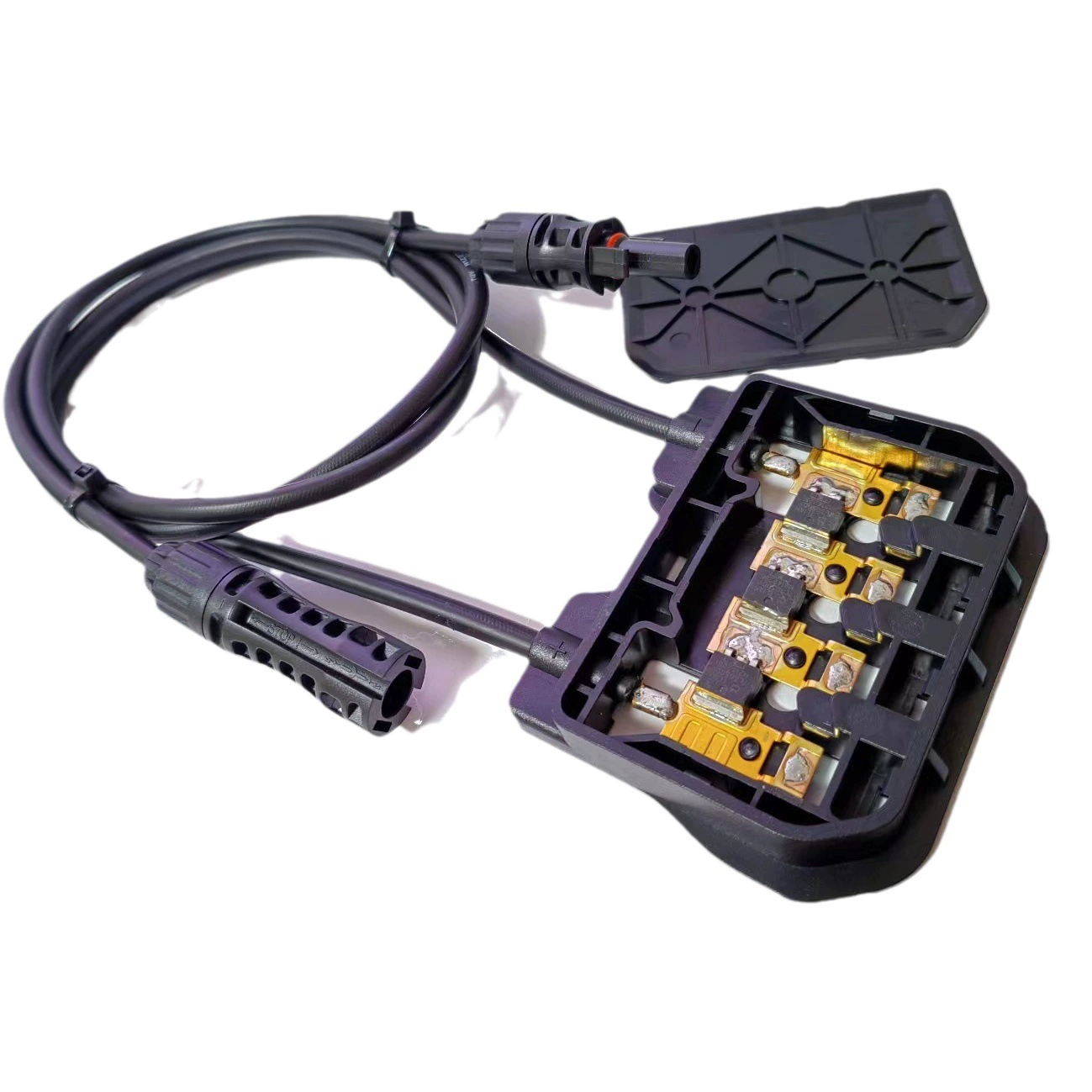 Распределительная коробка мономера производства электроэнергии панели солнечных батарей фотоэлектрическая панель двухсторонняя распределительная коробка 1500 В/30А аксессуары для фотоэлектрических модулей