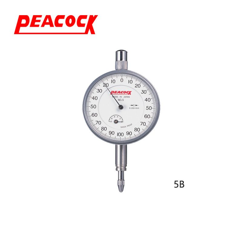 PEACOCK 0.001mm标准型针盘式千分表5B